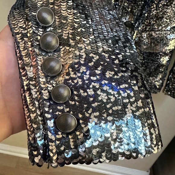 L’Agence Sequin Blazer Jacket - Picture 9 of 11